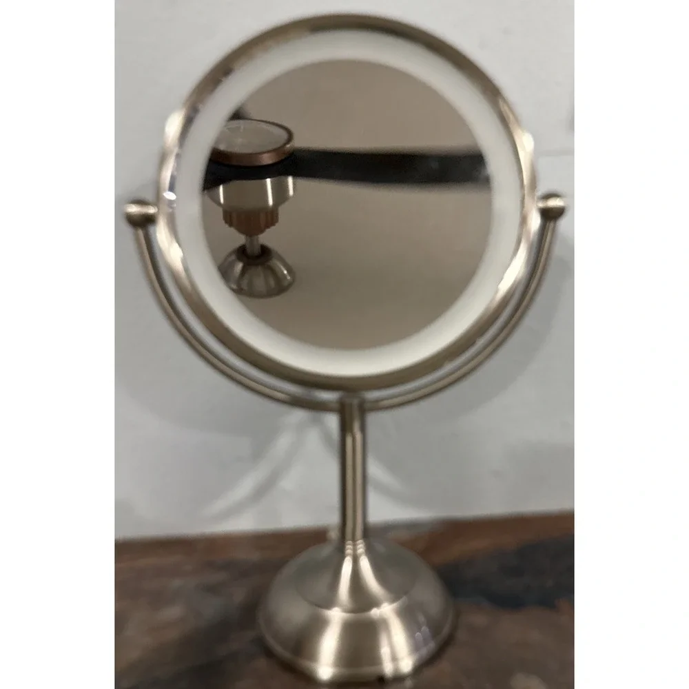 VESAUR LED Lighted Makeup Vanity Mirror 1X/5X Double Sided 17